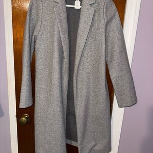Zara Elegant Gray Trench Coat